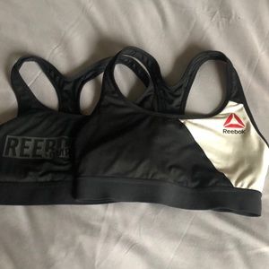 Two Reebok sports bras!